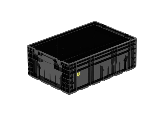 Caja de plástico R-KLT6122-206011 (600X400X213 mm)