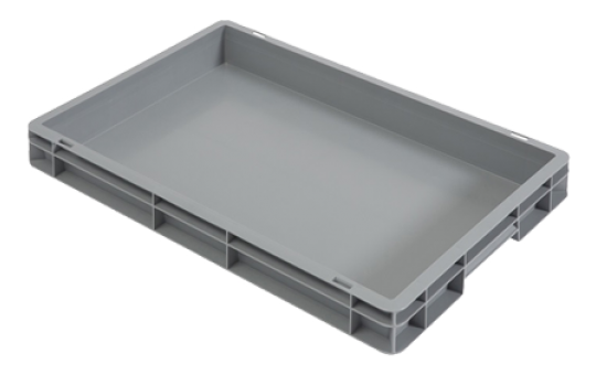 Caja de Plástico E6407111-034220 (600x400x73 mm)