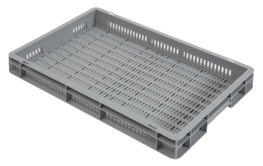 Caja de Plástico E6407001-034220 (600x400x73 mm)