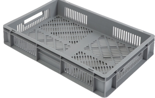 Caja de Plástico E6412000-034220 (600x400x120 mm)