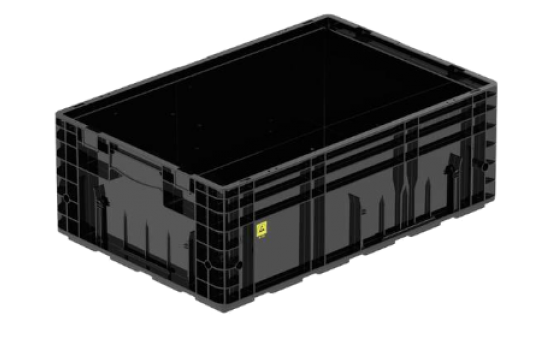 Caja de plástico R-KLT6122-206011 (600X400X213 mm)